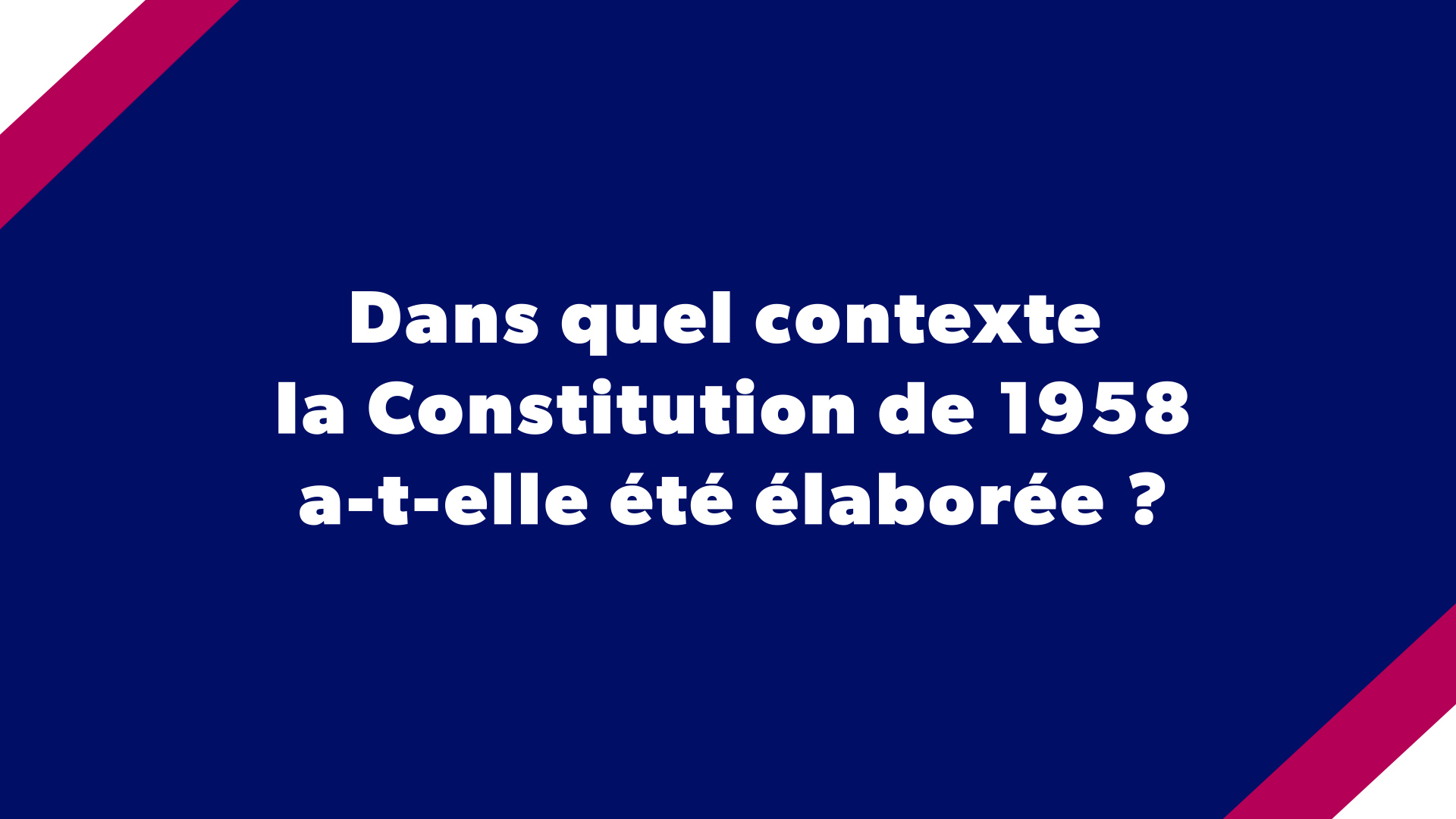 60 ans de la Constitution : Interview de Pauline TÜRK, professeur de droit public à l'université de Nice Côte d’Azur